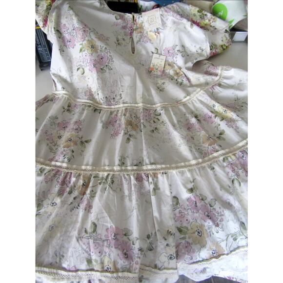 Johnny Was Magnolia Floral Tiered Dress - Picture 6 of 7